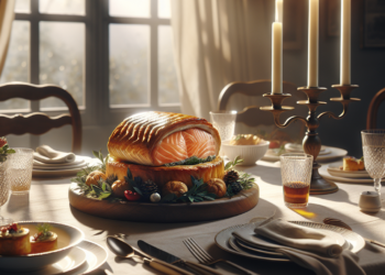 Receta de Wellington de salmón, el plato elegante para la cena de Navidad