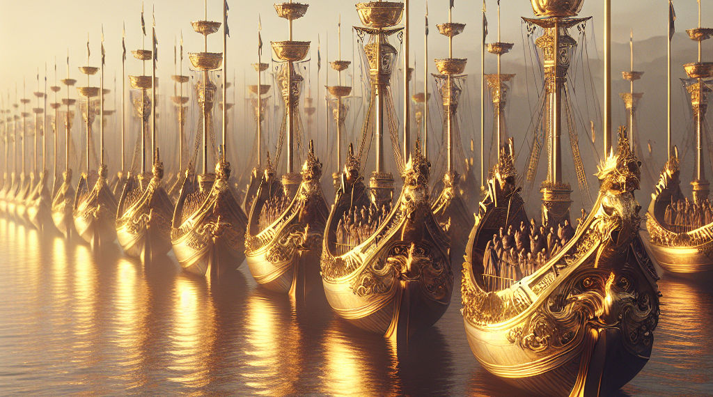 Trump anuncia la construcción de una "flota dorada" de buques de guerra con su nombre