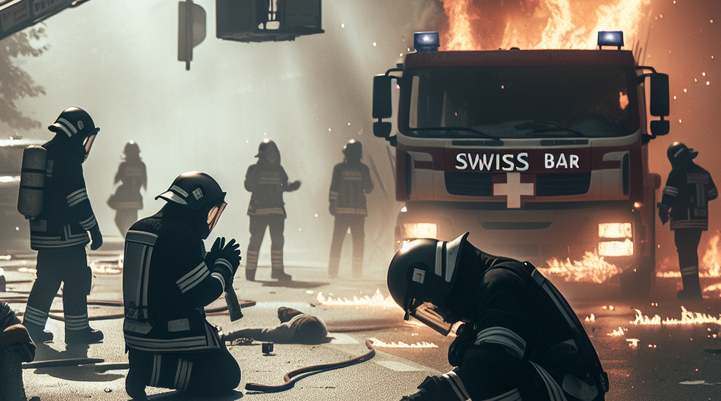 Autoridades apuntan a bengalas como causa del incendio de un bar en Suiza