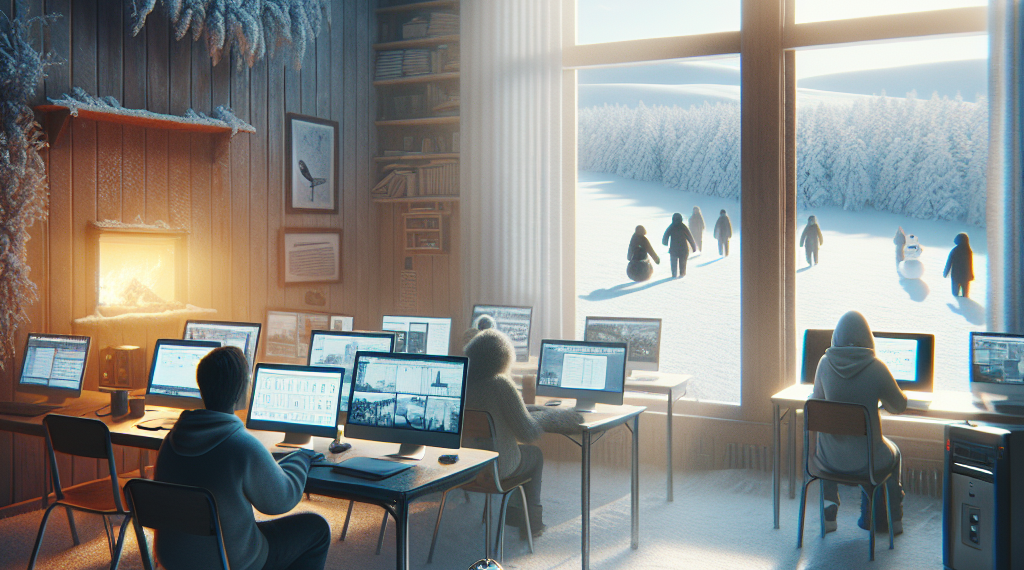 Clases virtuales en nivel básico y medio superior por bajas temperaturas en Edomex