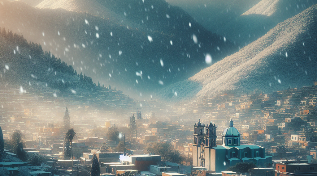 Frente frío congelará México y se espera nieve