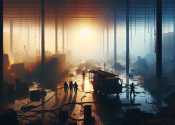 Se registra incendio en bodega de Ecatepec, Edomex