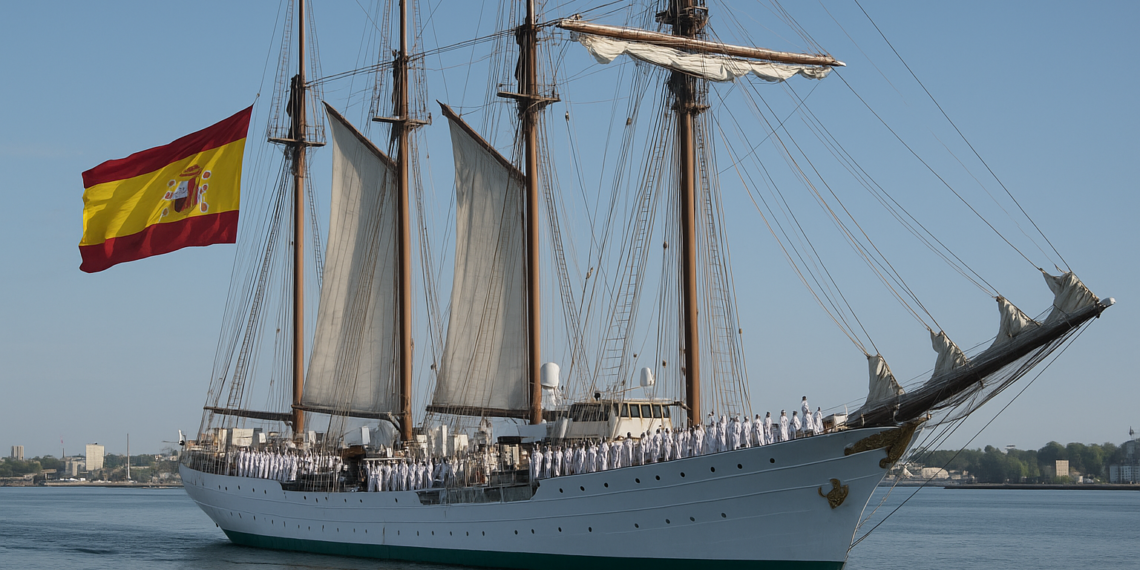 El Juan Sebastián Elcano inicia su 98º viaje con 73 cadetes a bordo. – Dimension Turistica Magazine