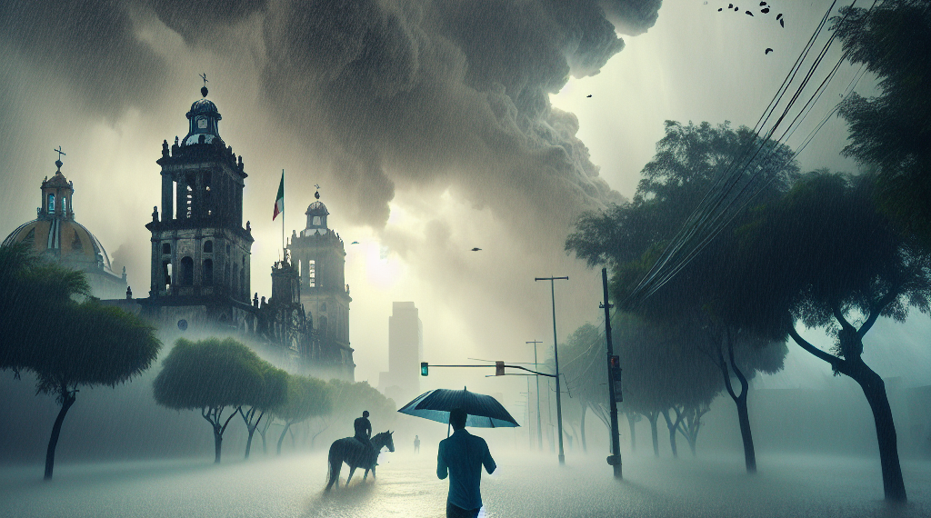México se “inunda”; prevén intensas lluvias en 12 estados en los pronósticos del clima este 10 de enero