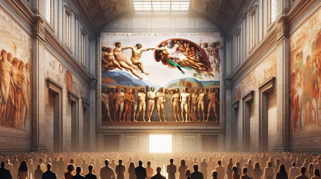 Rarely-Seen Leonardo Da Vinci Mural In Milan Opened To Public For Winter Olympics