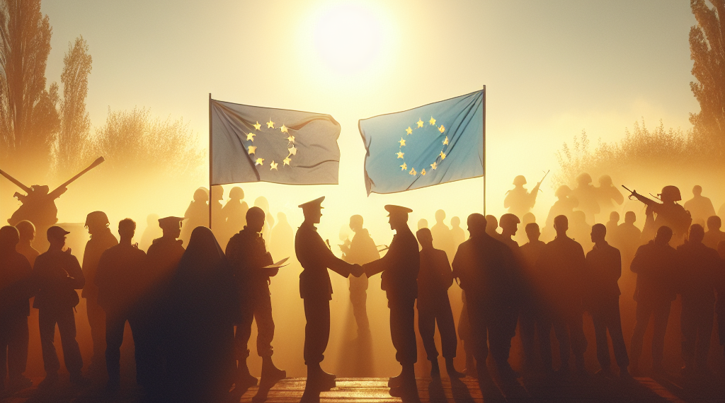 Los países europeos se comprometen a desplegar una fuerza multinacional en Ucrania en caso de alto el fuego