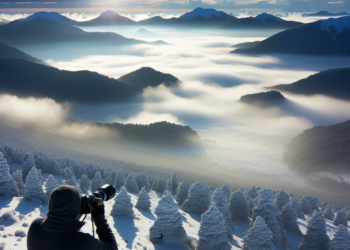 Nieve en Cofre de Perote se intensifica por Frente Frío 27; pero cubre Veracruz de blanco y paisajes invernales