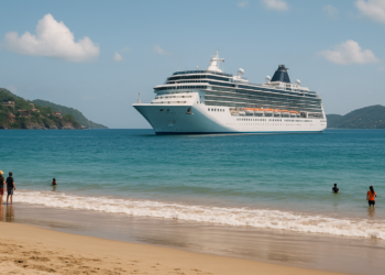 El primer barco de crucero del año arranca con éxito la reactivación del turismo en Zihuatanejo. – Dimension Turistica Magazine