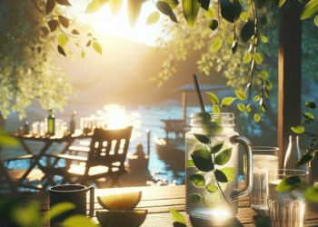 una bebida fresca, aromática y sin alcohol para cerrar el día