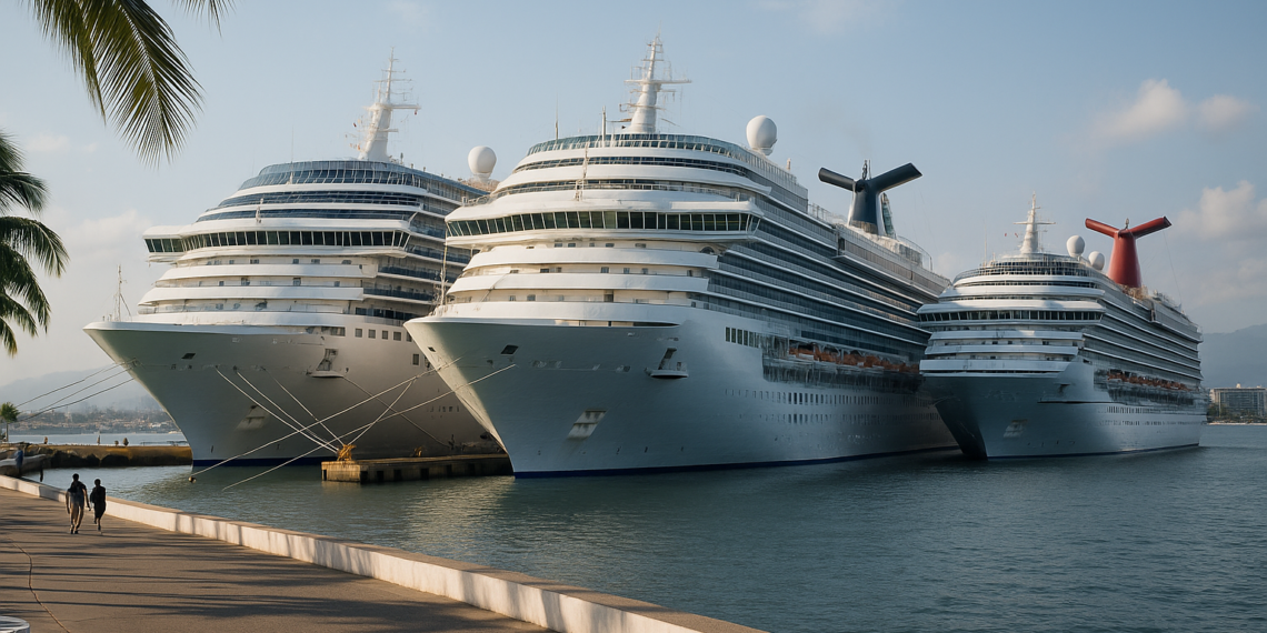 Se reporta el segundo arribo triple en el puerto de Vallarta. – Dimension Turistica Magazine