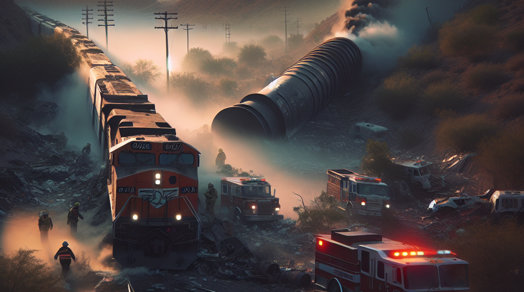 Otro descarrilamiento de tren; 8 vagones salen de las vías en Sonora y activan protocolos de Protección Civil