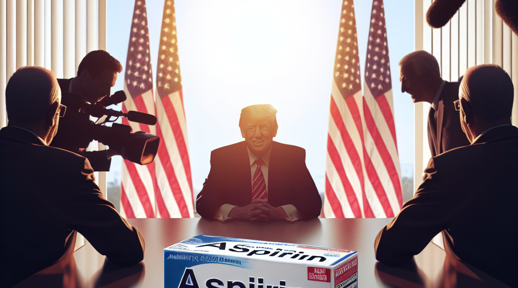 Trump dice al WSJ que está tomando más aspirina de la que recomiendan los médicos
