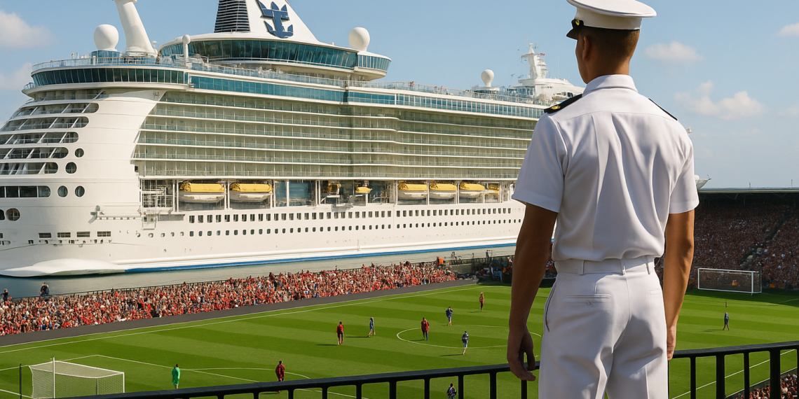 Un oficial y un caballero llega a la Premier League con Royal Caribbean