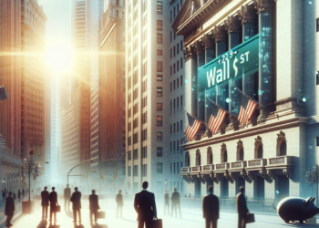 Wall Street baja con fuerza por aversión al riesgo