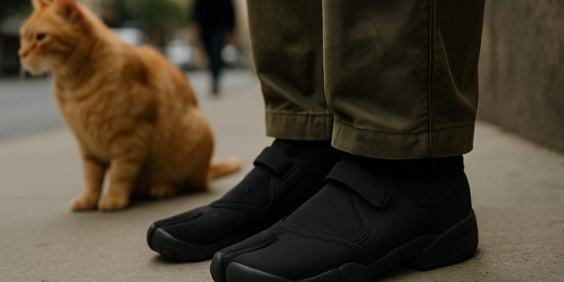 Antes del auge de los Skims Rift, las zapatillas de dedo partido eran solo para los fanáticos y los raros. – Dimension Turistica Magazine