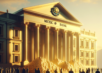 ¿El Banco de México está guardando oro?