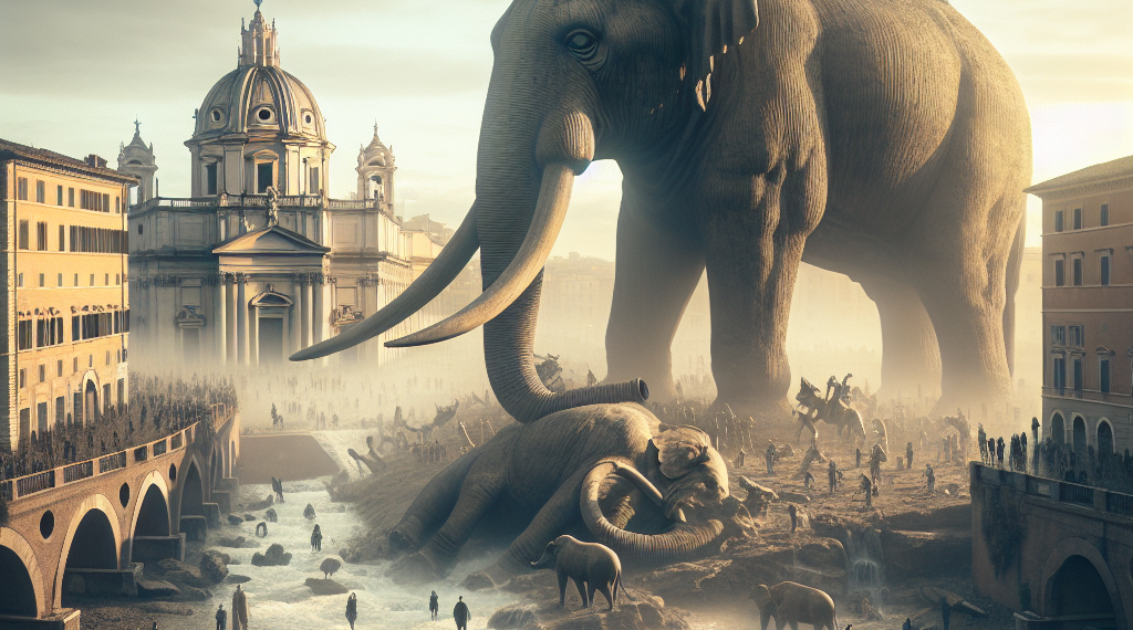 Rome's beloved Bernini elephant sculpture loses the tip of its tusk