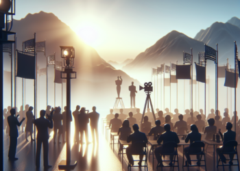 Marissa McMahon, Will Janowitz, Clint Bentley, Michael Heimler, and Teddy Schwarzman accept the best feature award for “Train Dreams” at the 2026 Film Independent Spirit Awards at Hollywood Palladium on Sunday.