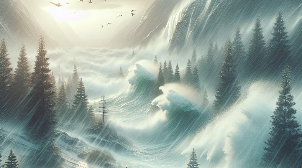 lluvias fuertes, frío y rachas intensas de viento en varios estados