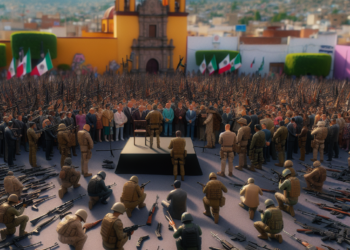 Canjean 352 armas en Guanajuato con "Sí al Desarme, Sí a la Paz"