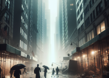 Millones de neoyorquinos permanecen es sus casas para resguardarse de una fuerte tormenta de viento, frío y nieve