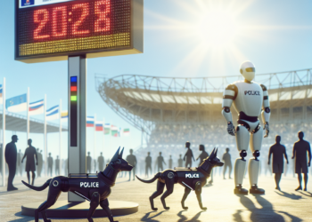 Perros robot apoyarán a policías durante el Mundial 2026