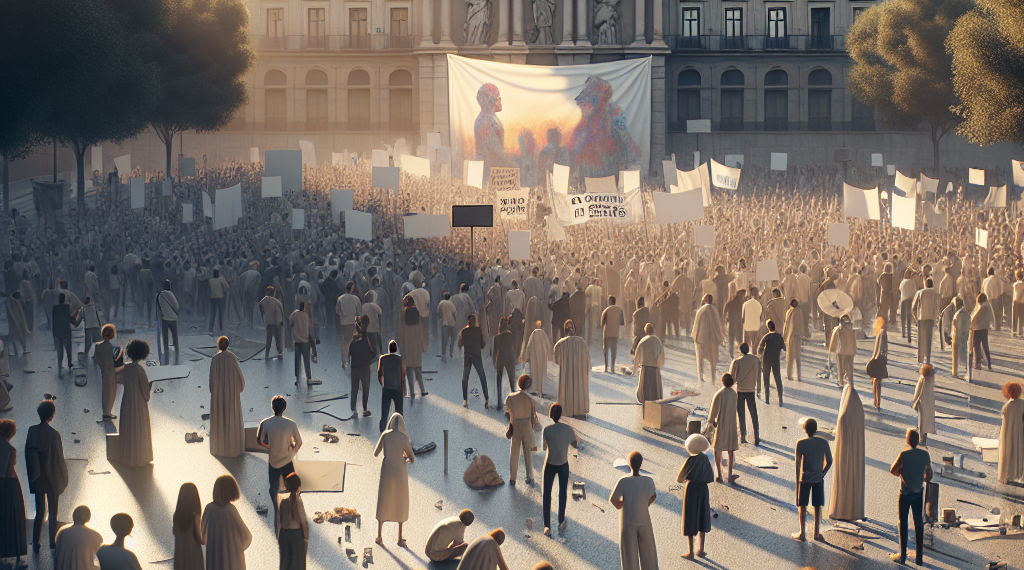 People Protest Across Spain Against High VAT on Art Sales