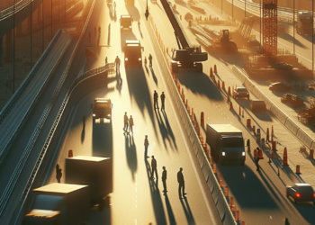 Sheinbaum supervisa avances en la modernización de la autopista Siglo XXI en Michoacán