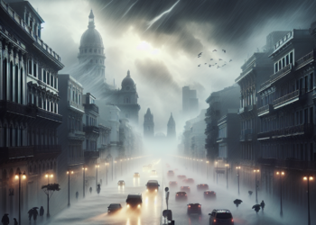 lluvias intensas, evento de Norte y rachas de viento de hasta 110 km/h para el clima de hoy