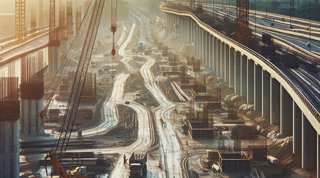 ¡En tiempo récord! Reconstrucción de Periférico Norte en Edomex llega a 52%