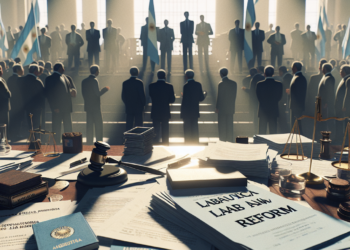 Gremio de abogados argentinos presenta primera demanda contra reforma laboral de Milei