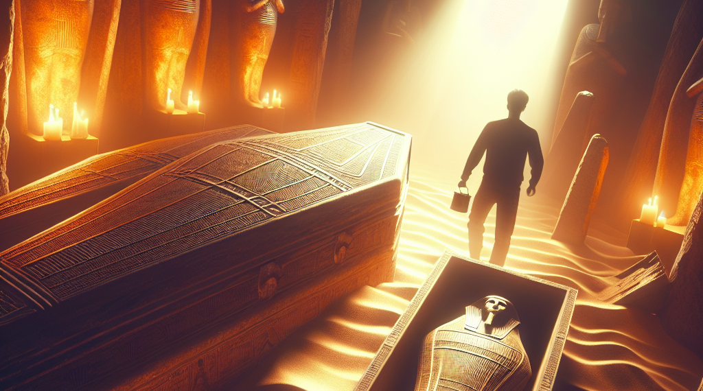 Archaeologists found the coffins separated from their lids and stacked to save space