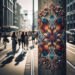 Native Artist Hand-Stitches ‘Bead Bomb’ Projects Onto Utility Poles In LA