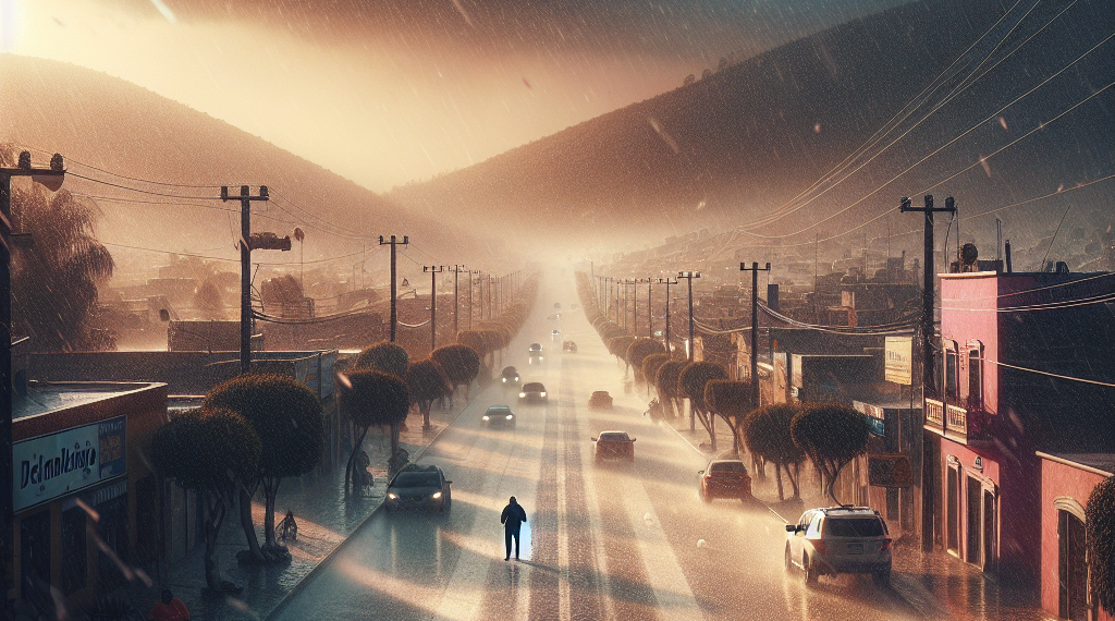 Así se vivió la granizada inesperada en Tecámac, Edomex
