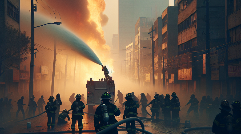 Bomberos sofocan incendio en la calle Girasoles en Tlalnepantla, Edomex