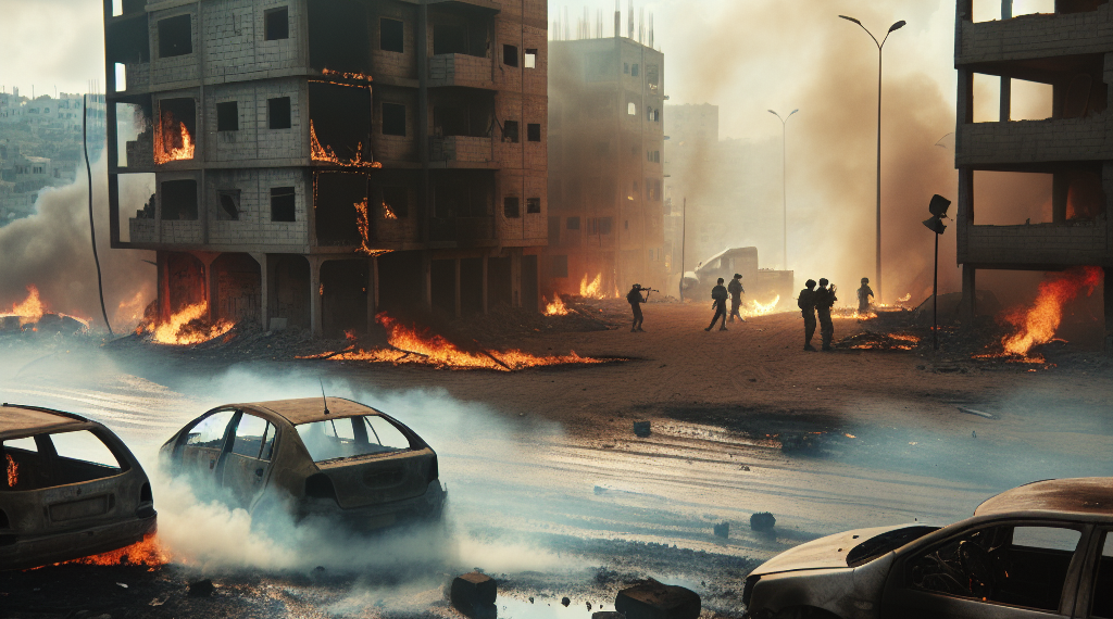 Colonos israelíes incendiaron edificios y autos en la Cisjordania ocupada