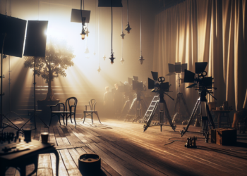 What a Movie Set Looks Like When No One’s Performing