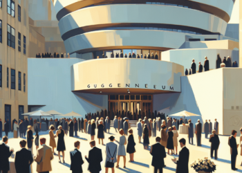 A person holding a sign reading 'Respect arts workers.'