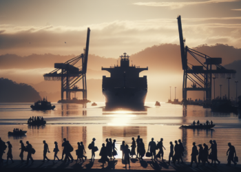 Naviera china Cosco suspende operaciones en un puerto del canal de Panamá