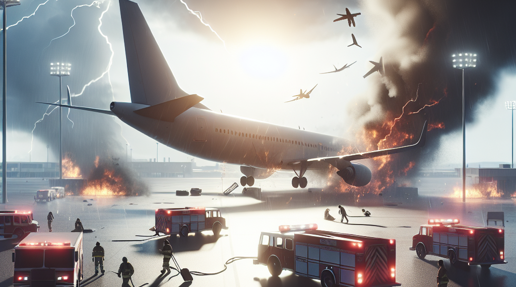 Dos muertos tras chocar un avión de Air Canada y un camión de bomberos en el aeropuerto LaGuardia en Nueva York