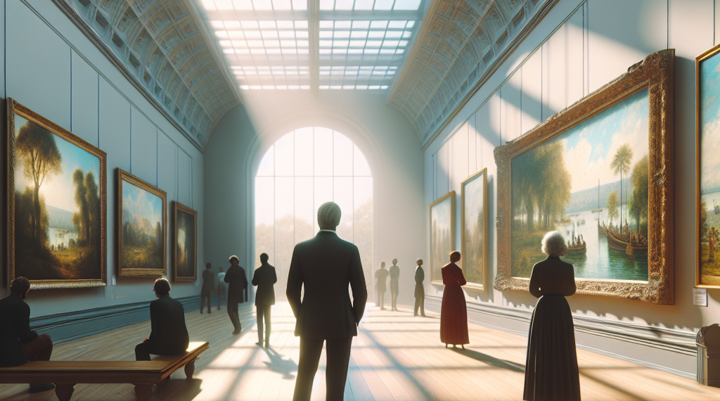 King Charles Visits Tate Britain's 'Turner and Constable' Show