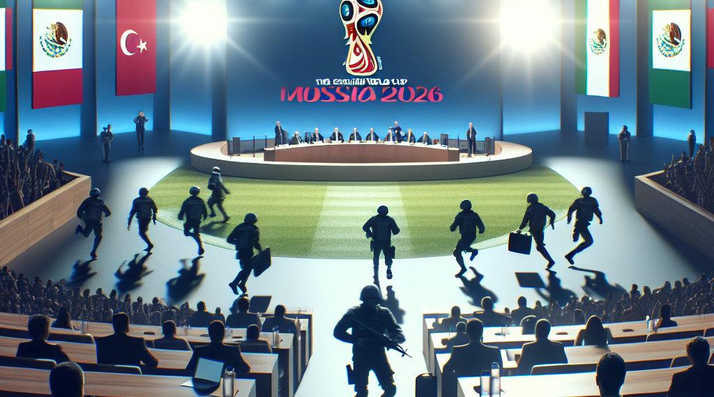 Reunión de Omar García Harfuch con representantes de la FIFA por acciones de seguridad en el Mundial 2026 en México