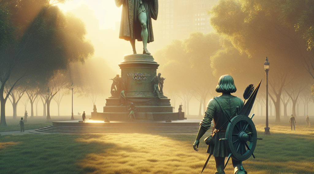 Christopher Columbus statue installed on White House grounds - The Art Newspaper