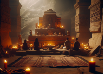 Descubren altar y ofrendas prehispánicas en la Zona Arqueológica de Tula