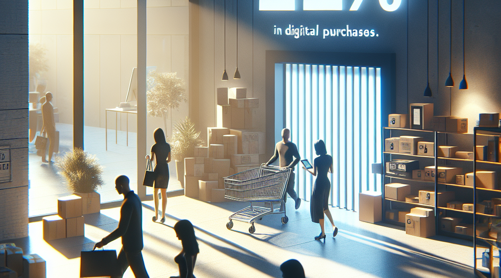 las ventas online crecen más del 22%