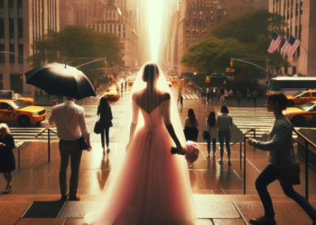 The Bride Wore Pink for an Unconventional New York Wedding That Traversed the City