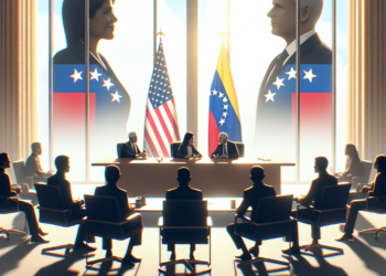 presidenta de Venezuela recibe a secretario del Interior de EU