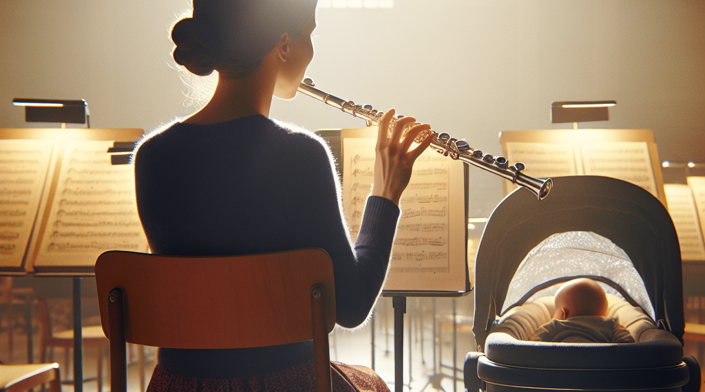 She packed her flute and her baby to tour with the CSO
