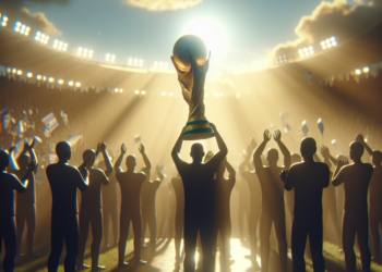 Maru Campos da la bienvenida al Trofeo de la Copa Mundial de la FIFA 2026 en su paso por Chihuahua