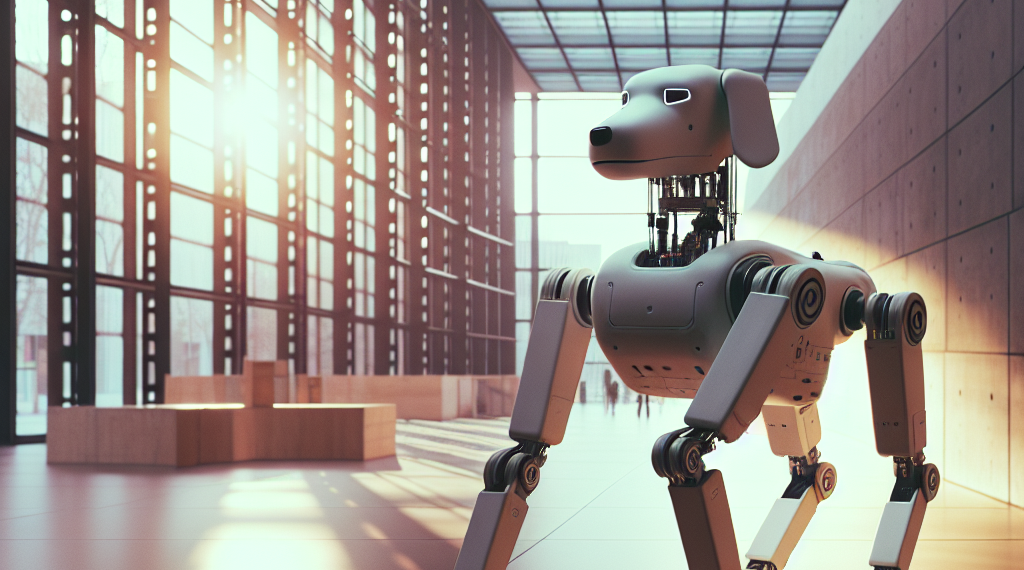 Beeple’s Robot Dogs Berlin’s Neue Nationalgalerie